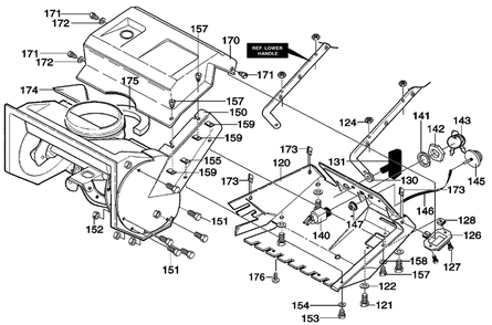 Part Location Diagram of MT49643 Murray KEYS & RING, Starter
